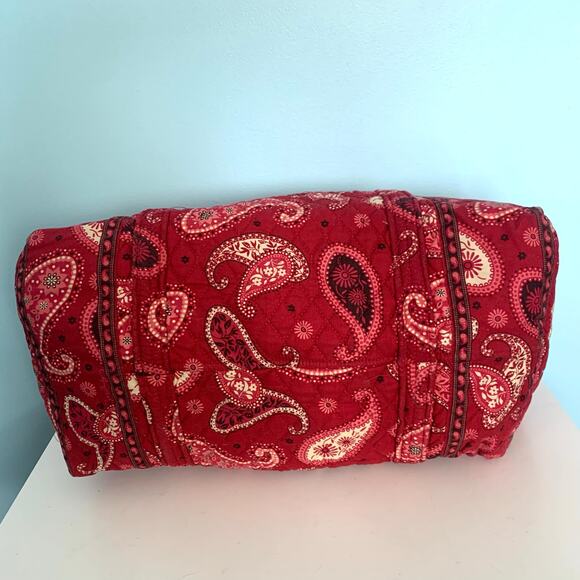 Vera Bradley Weekender Duffle Bag in Mesa Red - Picture 4 of 6